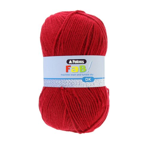 Image of Patons Fab Dk Yarn 100g - Cherry