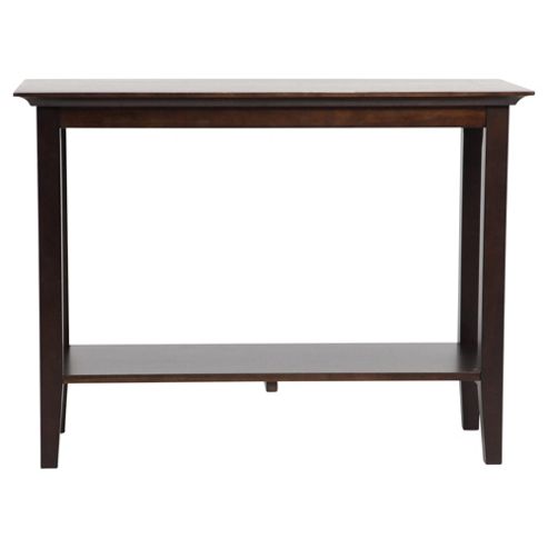 Image of Noir 2 Shelf Console Table