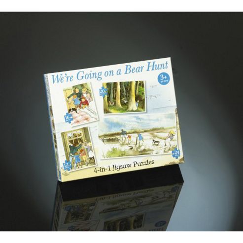 Image of We're Going On A Bear Hunt 4-in-1 Jigsaw Puzzles For 3yrs+