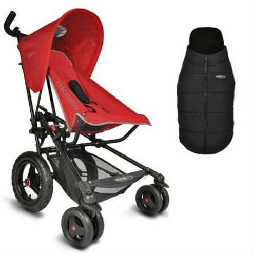 Image of Micralite Fastfold Superlite Classic Stroller (red)