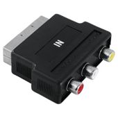 Hama Video Adapter (3 RCA Female Jacks Video Audio L & R Scart Male) Plug