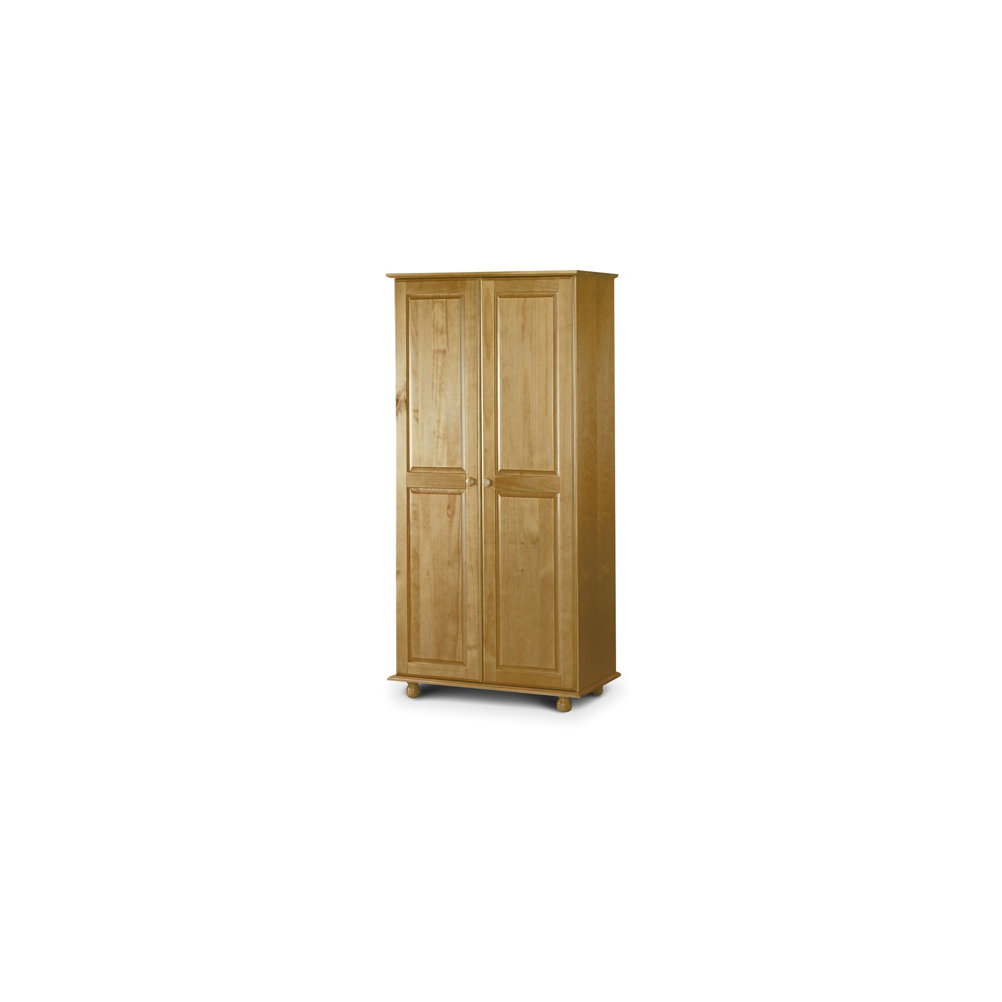 Julian Bowen Pickwick 2 Door All Hanging Wardrobe in Solid Pine at Tesco Direct