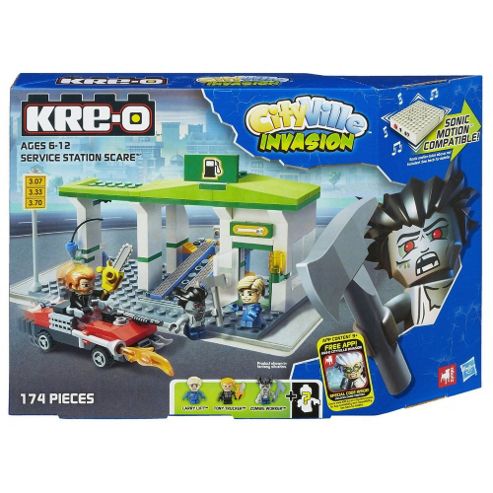 Image of Kreo Cityville Invasion Service Station Scare Set