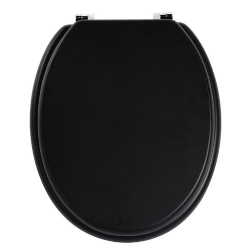Image of Premier Housewares Toilet Seat - Matt Black