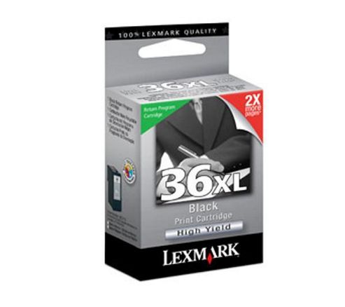 Image of Lexmark No 36xl Return Programme Print Cartridge - Black