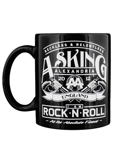 Image of Asking Alexandria Rock N' Roll Boxed Aa 10oz Ceramic Mug