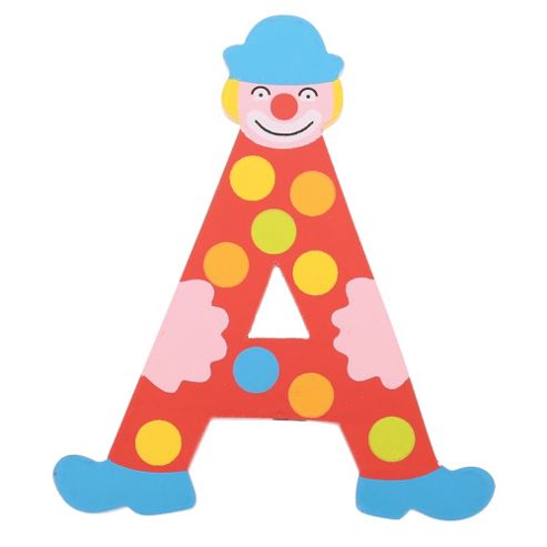 Image of Tatiri Ta401 Crazy Clown Wooden Letter A