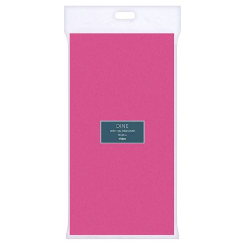Image of Tesco Fuchsia Pink Tablecover 180x120cm