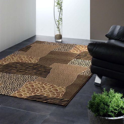 Image of Mastercraft Rugs Galleria Animal Print Rug - 120cm X 170cm