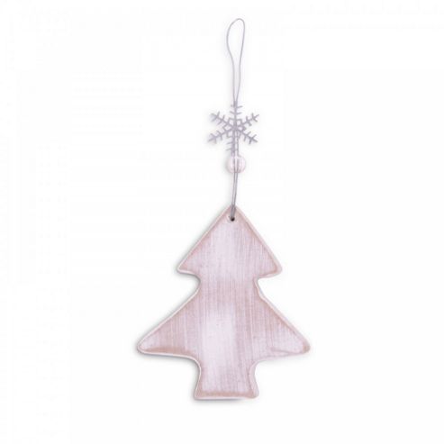 Image of Rustic Finish Wooden Tree Christmas Tree Decorations Or Bottle Gift Tag