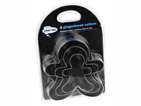 Image of Chefaid B3333 Gingerbread Cutter X3