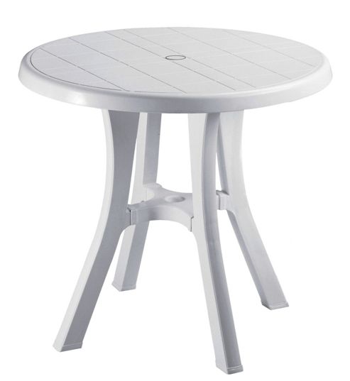 Image of Scab Pol Round Bistro Table - Forest Green - 70 Cm Diameter