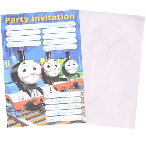 Image of Thomas The Tank Engine Party Invitation Pad (20pk)