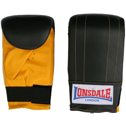 Image of Lonsdale Black Bag Mitt - Medium (m)