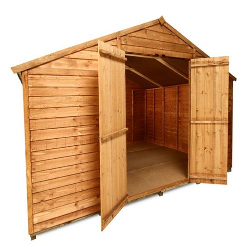 BillyOh 400M Windowless Lincoln Overlap Double Door Apex Garden Shed