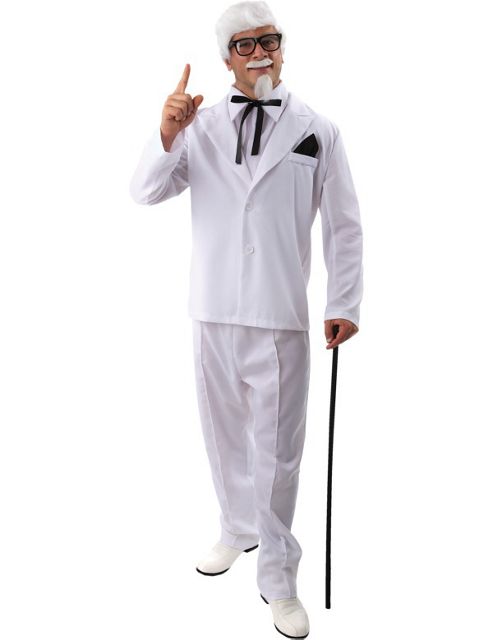 Image of Colonel Sanders Kfc Costume Extra Large