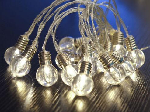 Image of Noma Led Light String : Light Bulb Garland