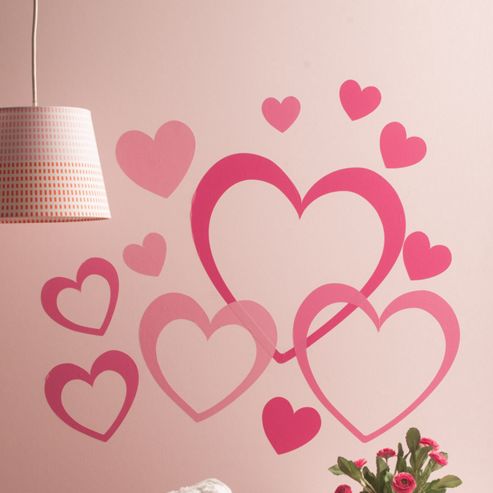 Image of Hearts In Hearts Wall Stickers