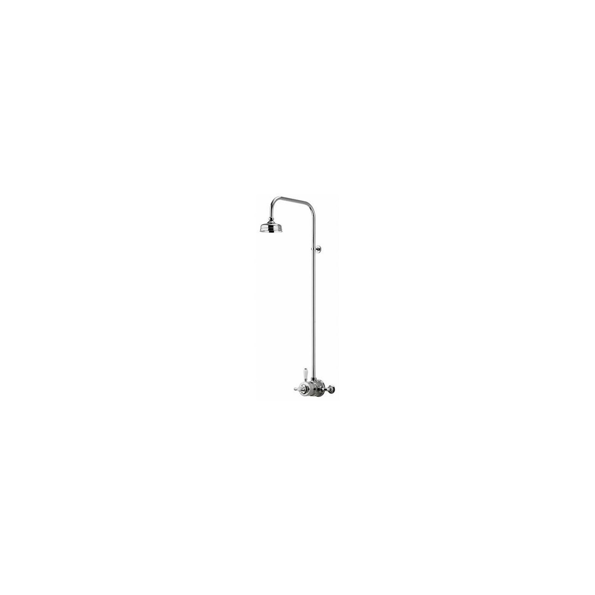 Aqualisa Aquatique Thermo Exposed Valve with 8 Inch Fixed Head Chrome at Tescos Direct