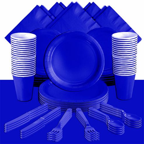 Image of Bright Royal Blue Party Pack For 60