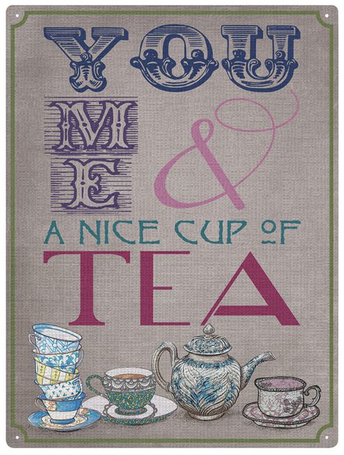 Image of Red Hot Lemon You Me Tea Wall Art