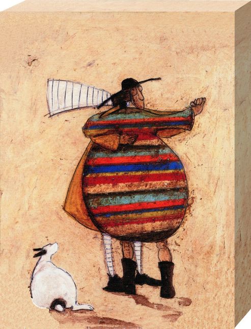 Image of Sam Toft Dancing Cheek To Cheeky Canvas Print