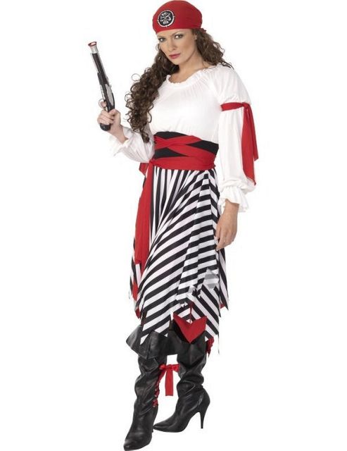 Image of Adult Pirate Lady Costume Medium