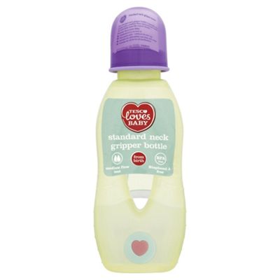 Tesco Loves Babystd Neck Gripperbottle 250Ml