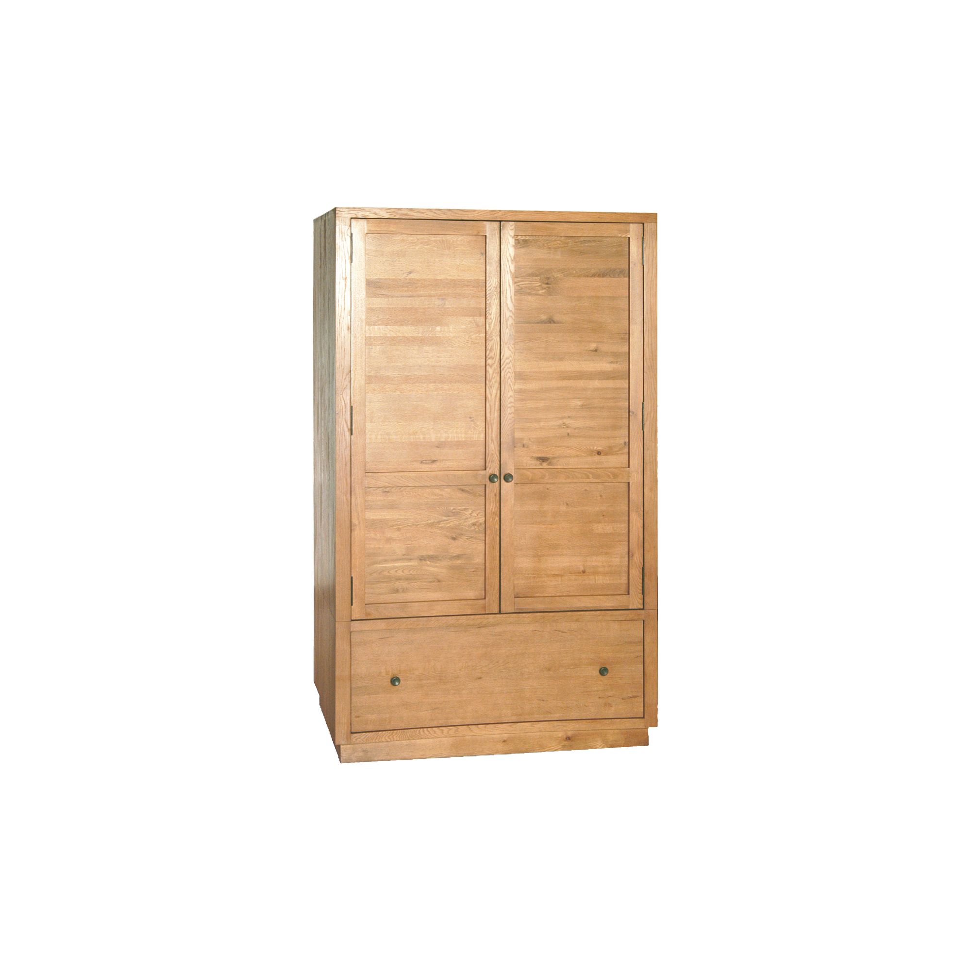 Oceans Apart Orleans Oak One Drawer Wardrobe in Solid American Oak at Tesco Direct