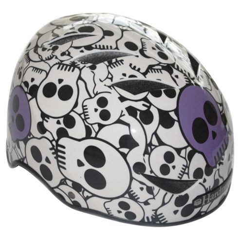 Image of Hardnutz Purple Skulls Helmet Small 51-54cms