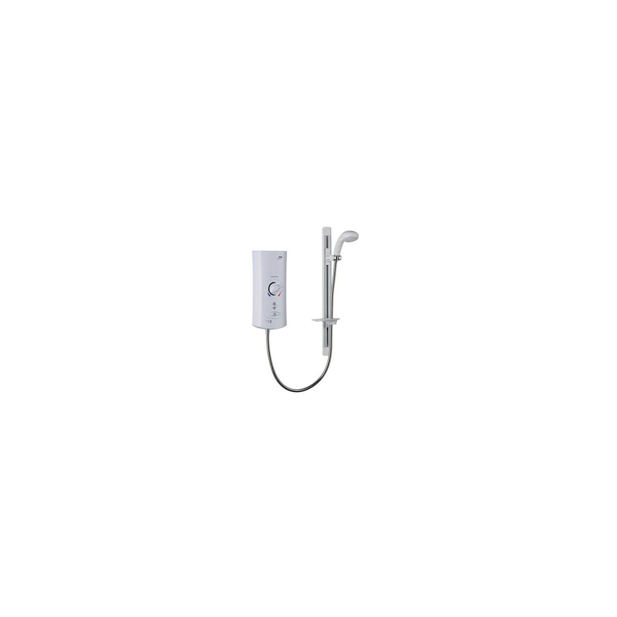 Mira Advance ATL Extra 9.0 kW Electric Shower, Auto Start Whale Pump, White/Chrome at Tescos Direct
