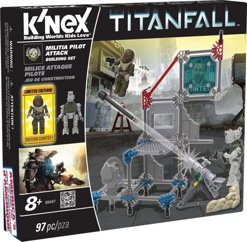 Image of K'nex Titanfall Militia Pilot Attack Building Set