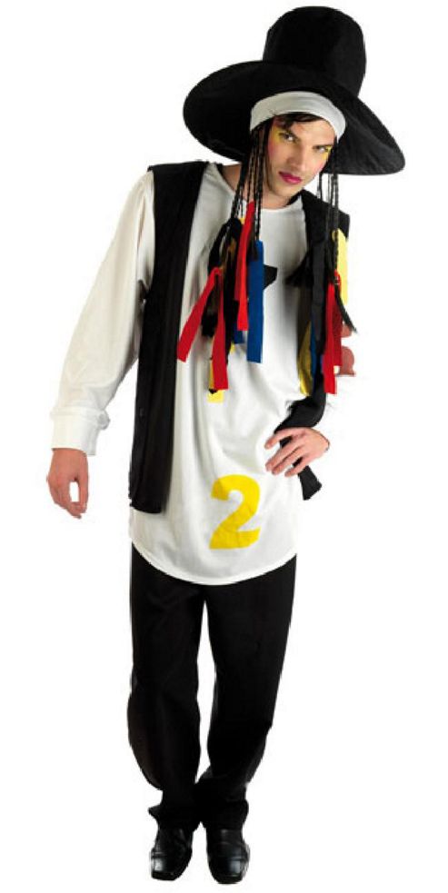 Image of 80's Pop Star - Adult Costume Size: 42-44