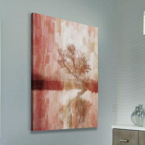 Image of Parvez Taj Lake Reflection Canvas Wall Art - 114 Cm H X 76 Cm W X 5 Cm D