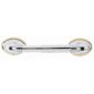 Sabichi Atlantis Chrome and Gold Toilet Roll Holder