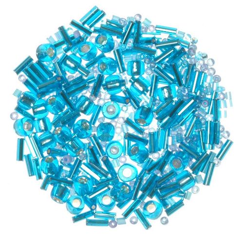 Image of Shades Of Turquoise Glass Beads