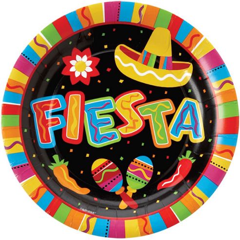 Image of Large Paper Plates 27cm, Pack Of 8