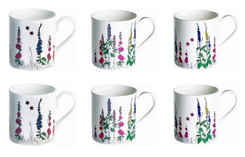 Image of Tea With Bea Cottage Garden Mugs, Set Of 6