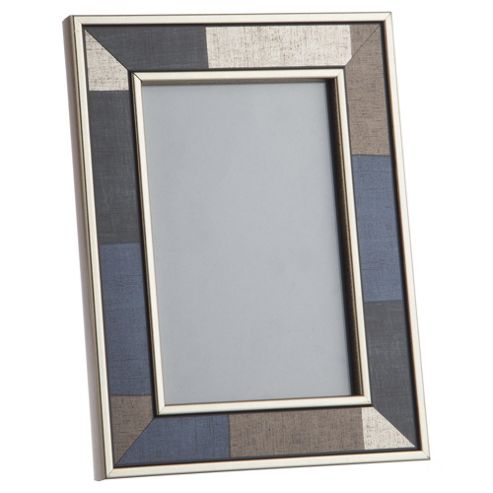 Image of Tesco Blocked Gold And Black Photo Frame 4 X 6"
