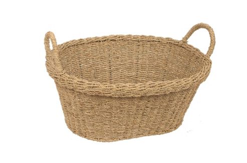 Image of Wicker Valley Seagrass Oval Basket