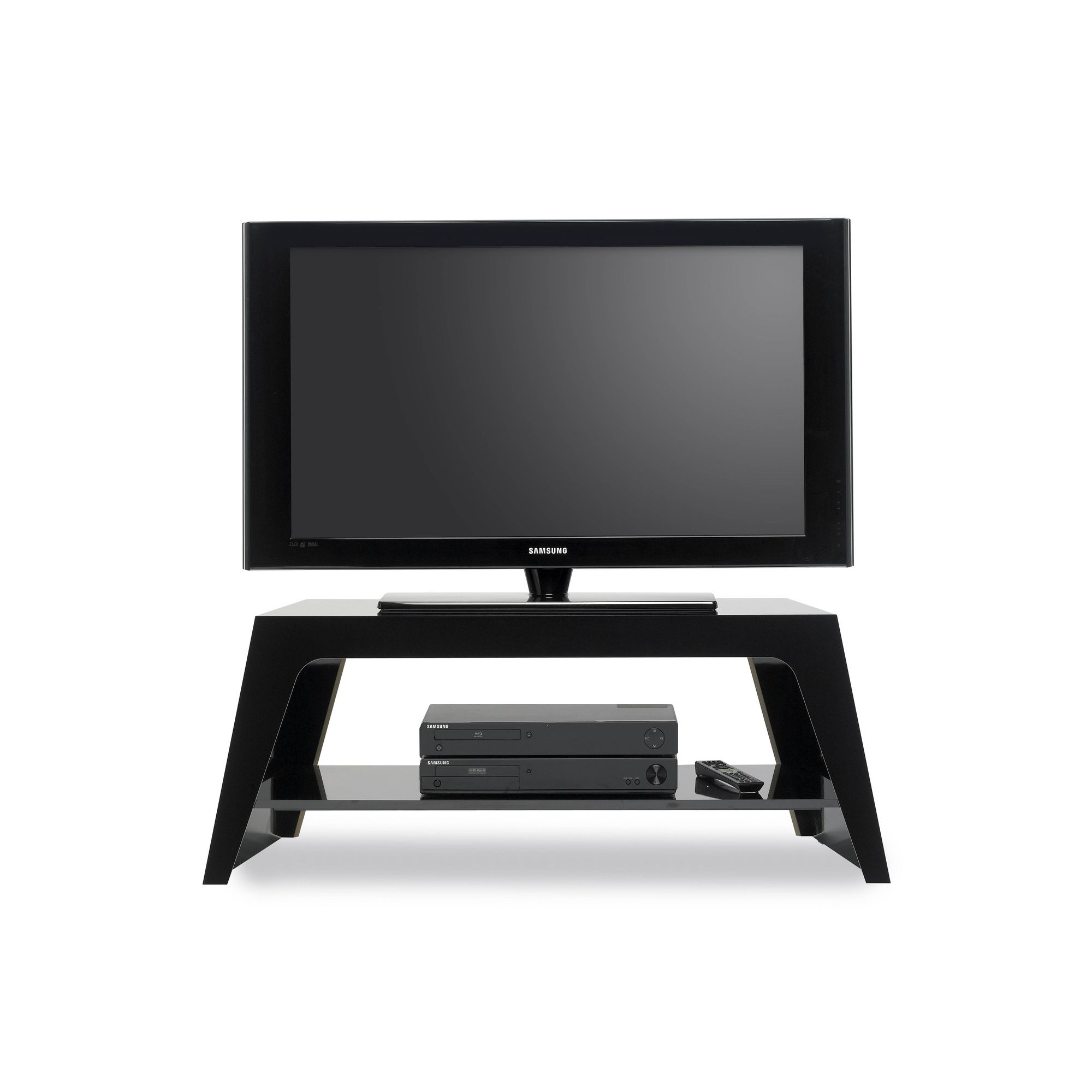 Mor Colorado TV Stand - High Gloss Black at Tesco Direct