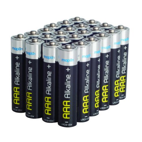 Image of 24 Aaa Pack Maplin Battery Alkaline Extra Long-life