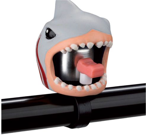 Image of Crazy Stuff Bicycle Bell, White Shark
