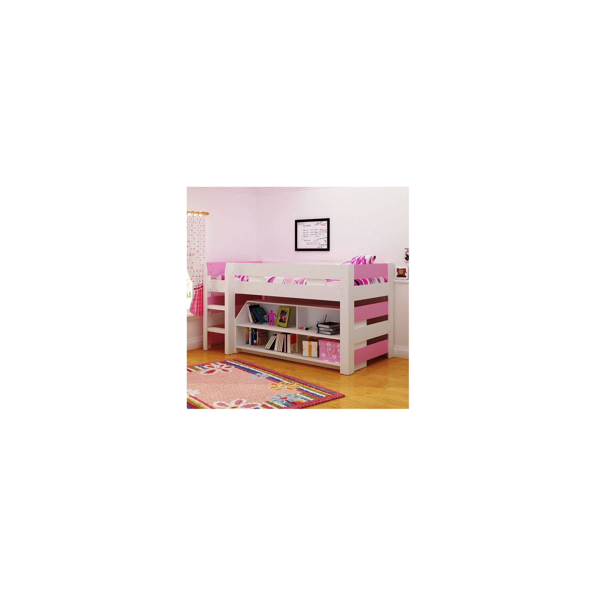 Home Essence Lollipop Mid Sleeper - White / Pink at Tesco Direct