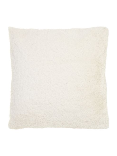 Image of Linea Cream Faux Fur Cushion