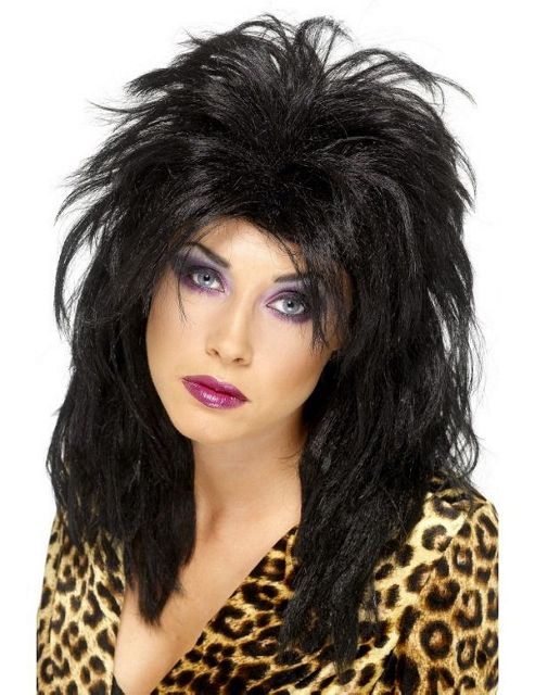 Image of Popstar Black Wig