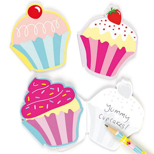 Image of Scented Cool Cupcakes Memo Pads (pack Of 6)