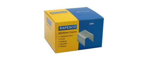 Image of Rapesco Staples 923 Series 8mm Pack Of 4000