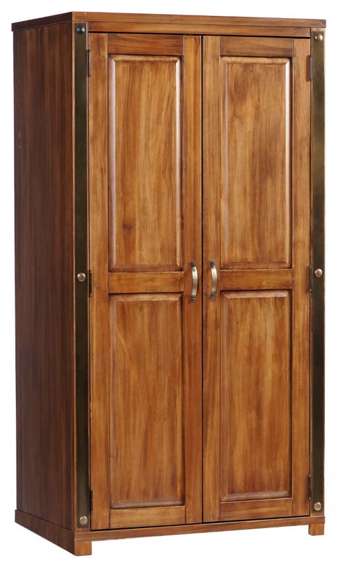 Image of Core Products Forge Fg380 Antique Brown 2 Door Wardrobe