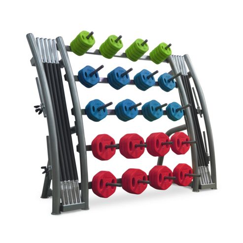 Image of Bodymax Studio Barbell Set Rack - 20 Set Capacity
